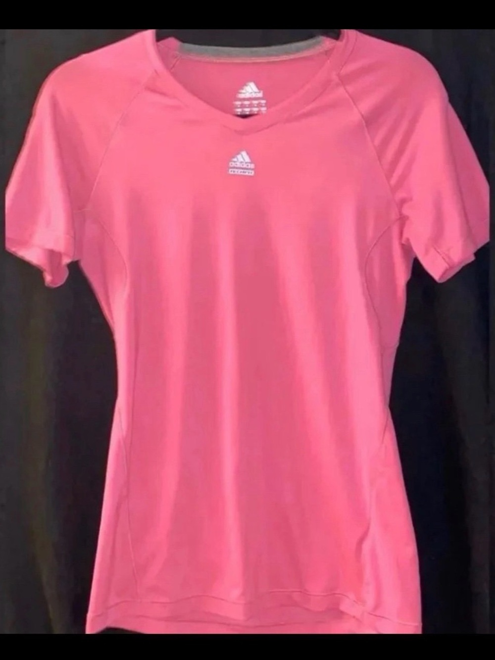 💞 New Women's Small Pink Adidas Climalite Active Wear Tee